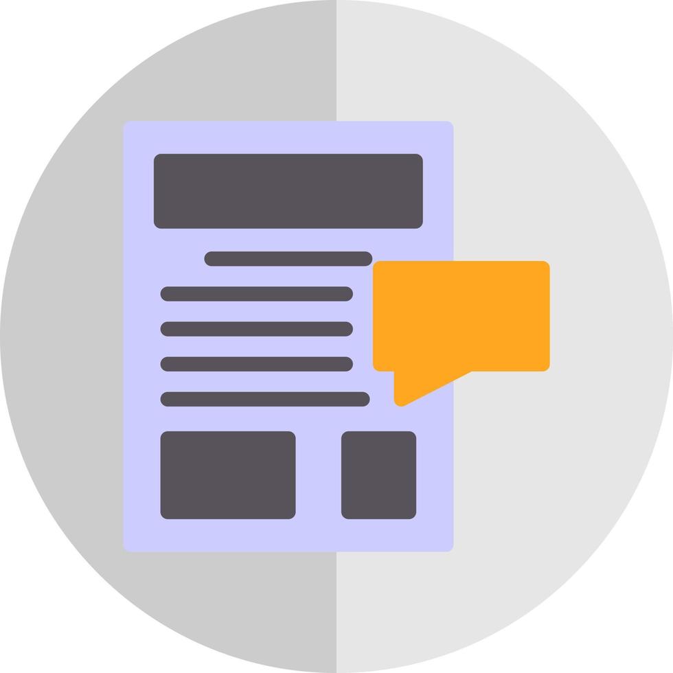 Blog Vector Icon Design