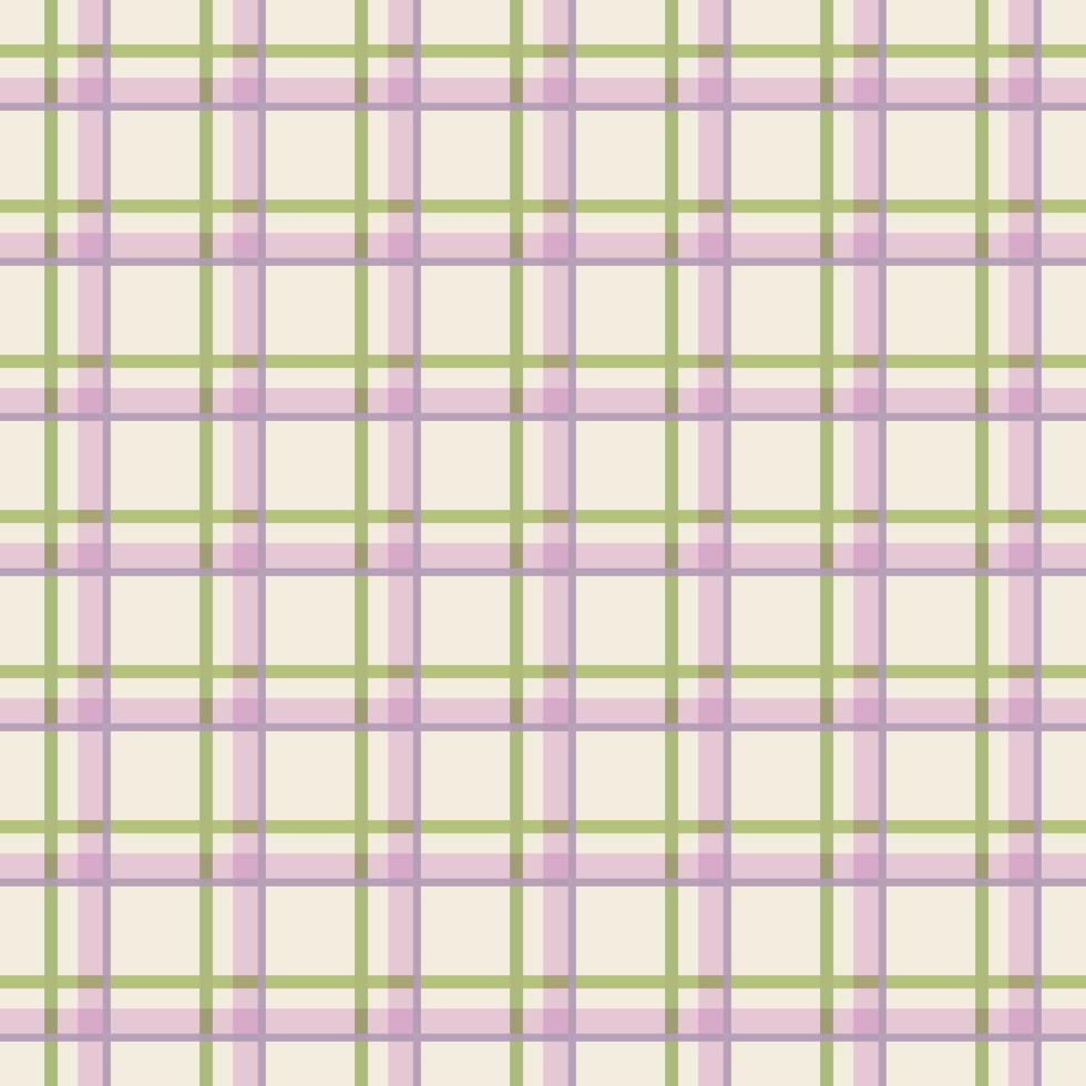 Vector checkered fabric pattern, background plaid in the style of the 70s. Tweed ornament. Tartan seamless.