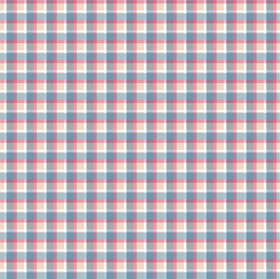 Vector checkered fabric pattern, background plaid in the style of the 70s. Tweed ornament. Tartan seamless.