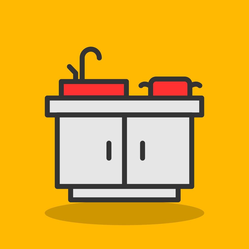 Kitchen Sink Vector Icon Design
