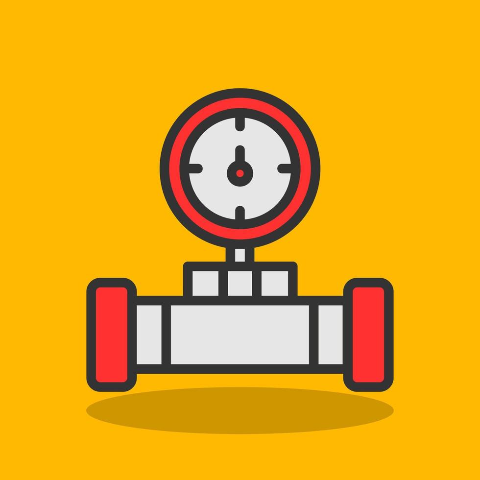 Water Meter Vector Icon Design