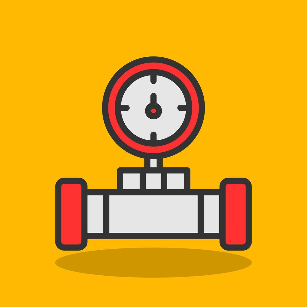 Water Meter Vector Icon Design