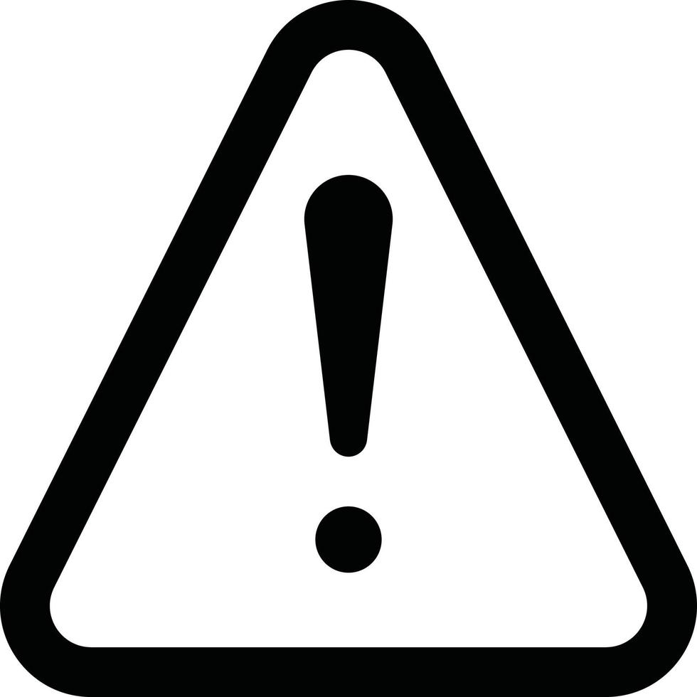 Exclamation Triangle icon vector