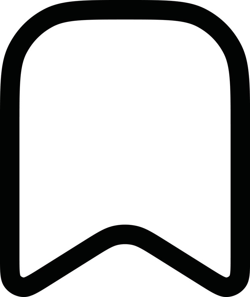 Bookmark tag icon vector