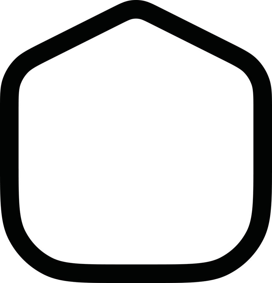 Home screen icon vector