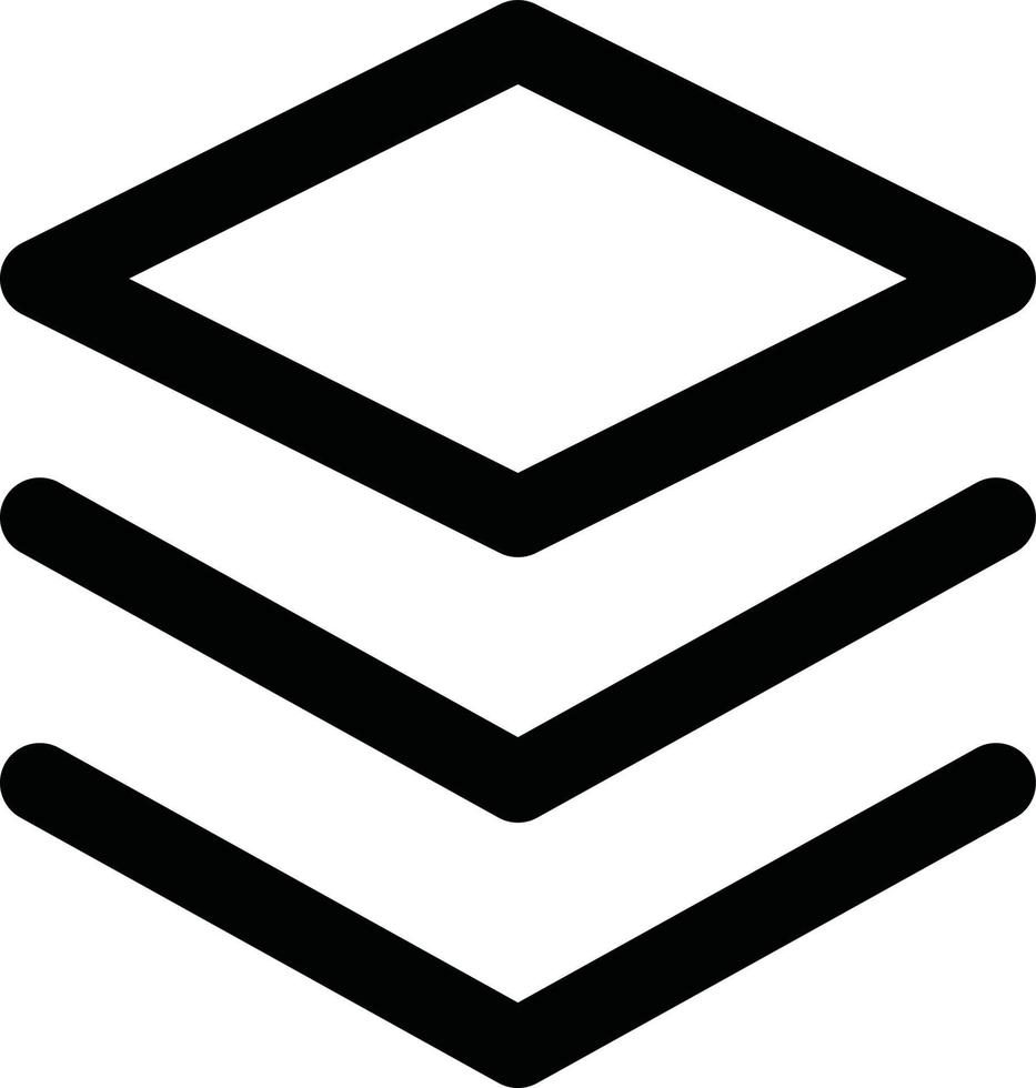 Database Layers icon vector