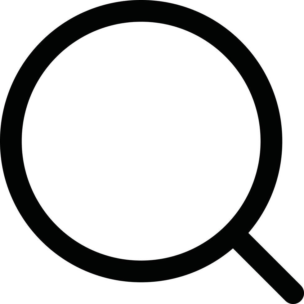 Search button icon vector