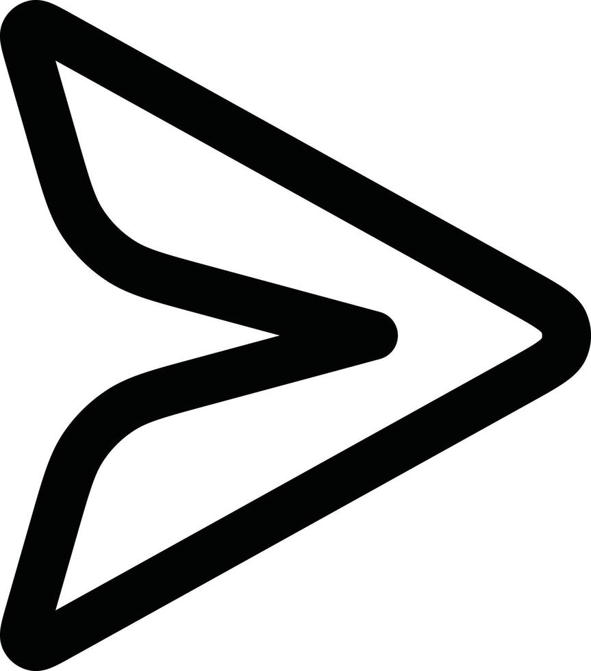 Send text icon vector