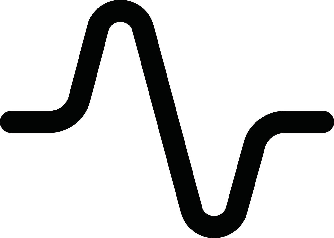Pulse heart beat vector