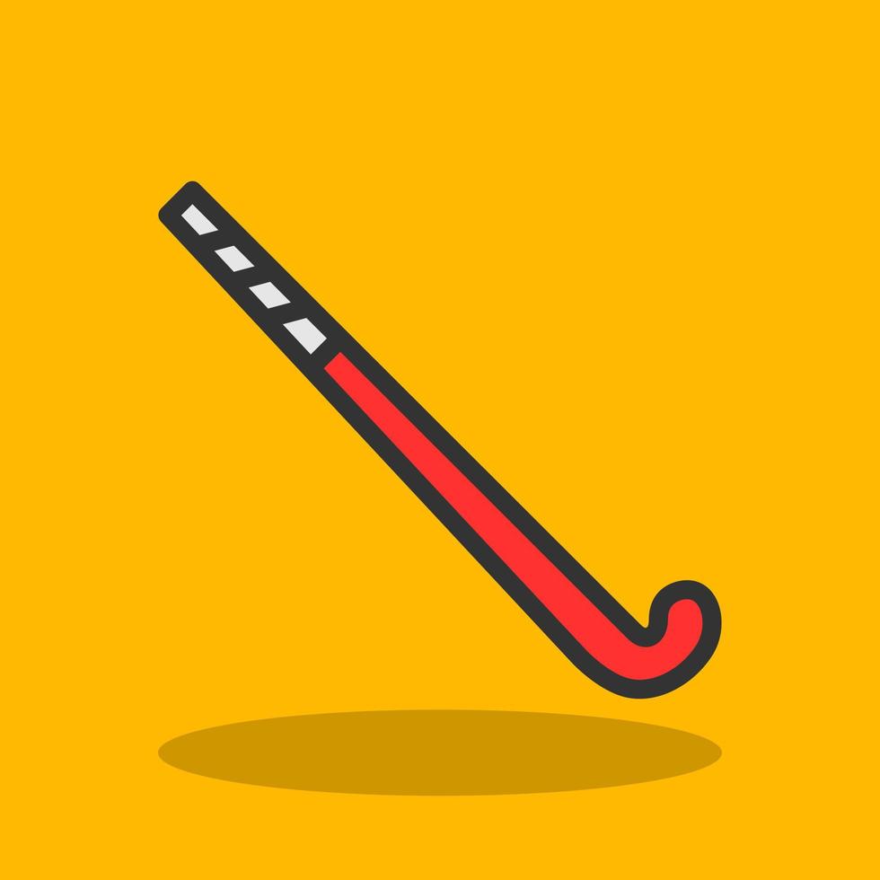 Hockey Stick Vector Icon Design