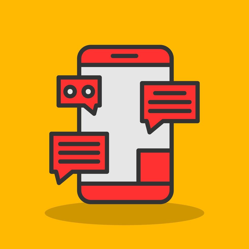 Live Chat Vector Icon Design
