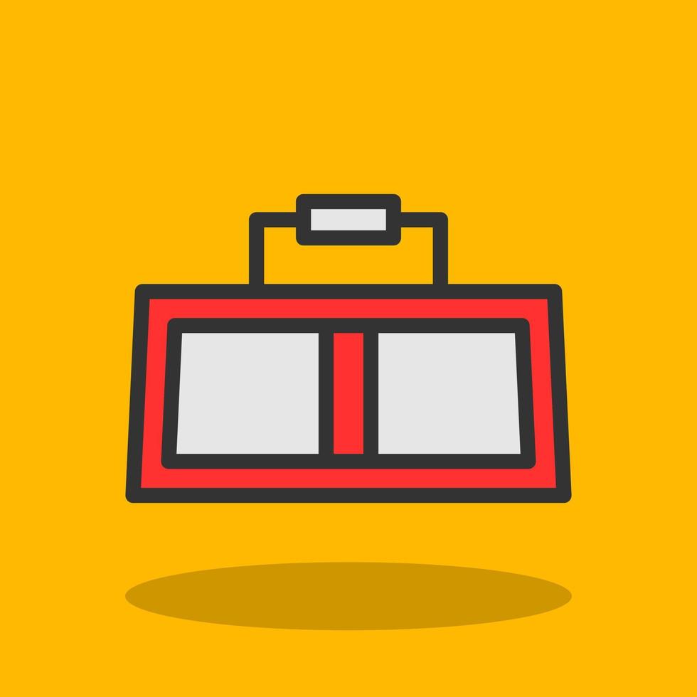 Gym Bag Vector Icon Design