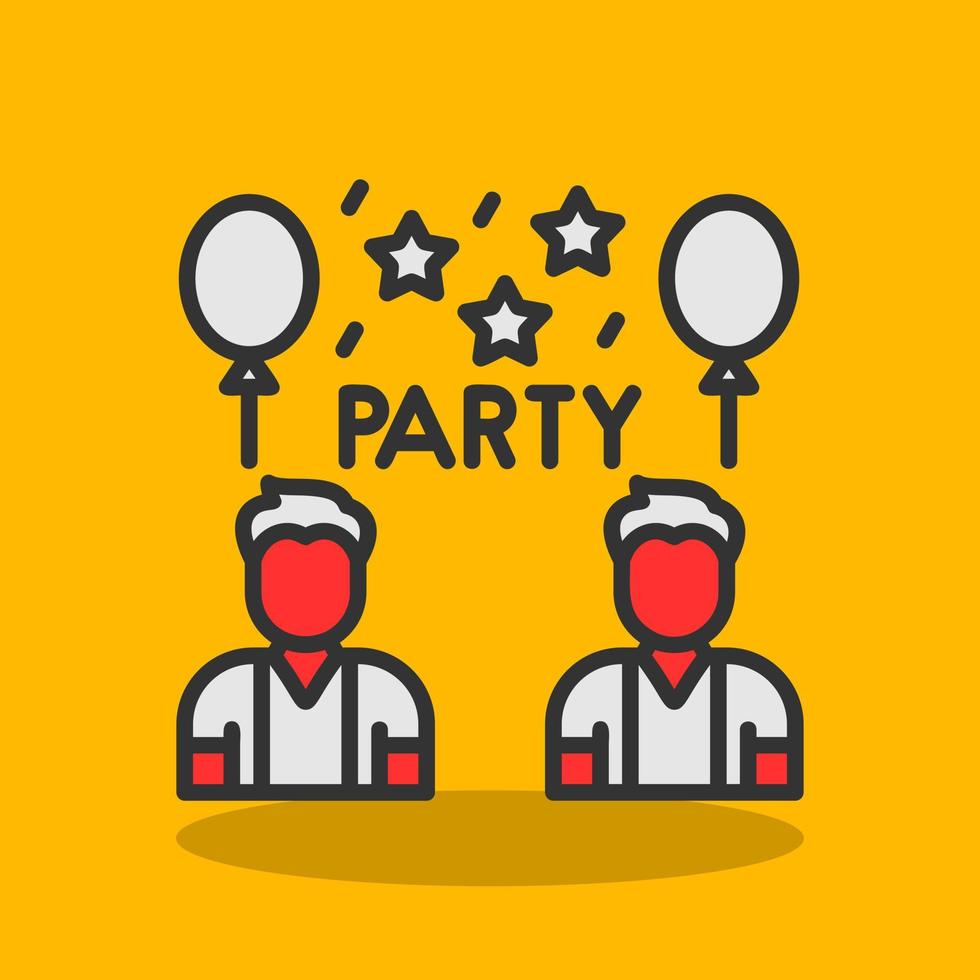 Party Vector Icon Design