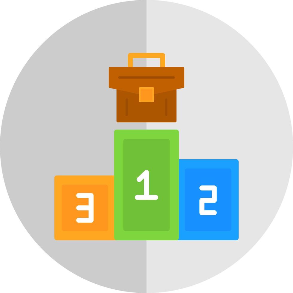 Podium Vector Icon Design
