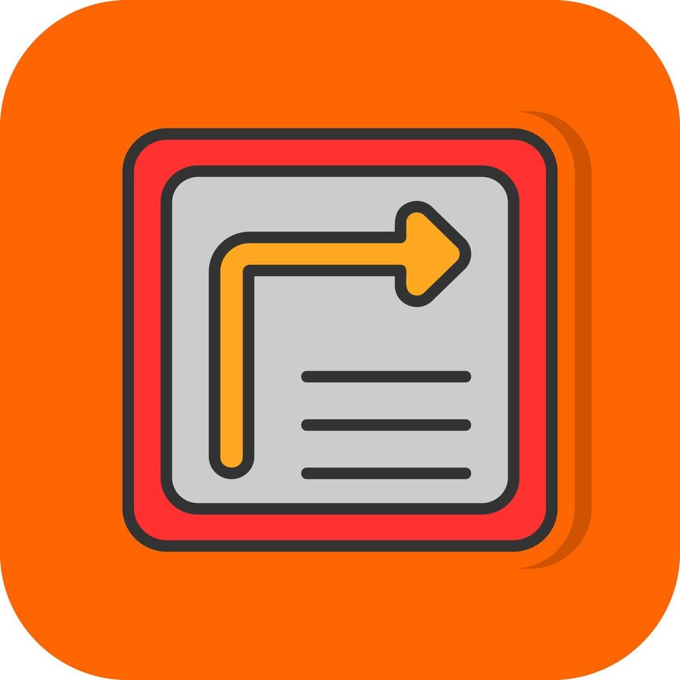 Directional Sign Vector Icon Design