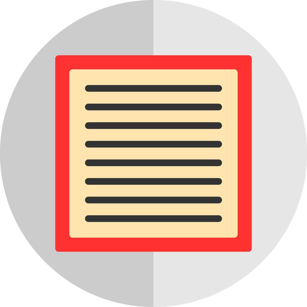 Justify Vector Icon Design