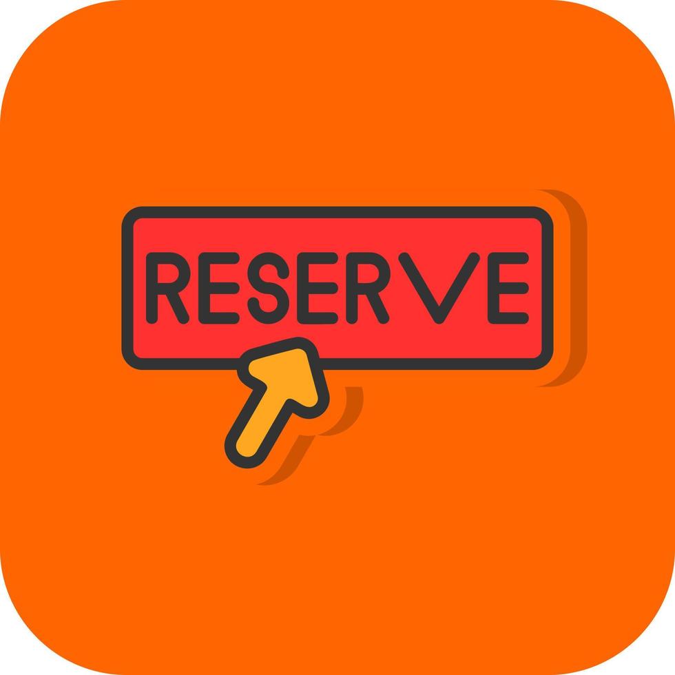 Reservation Vector Icon Design