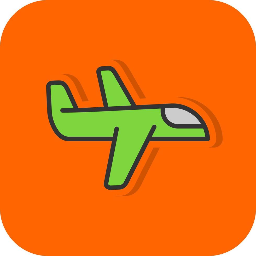 Airplane Vector Icon Design