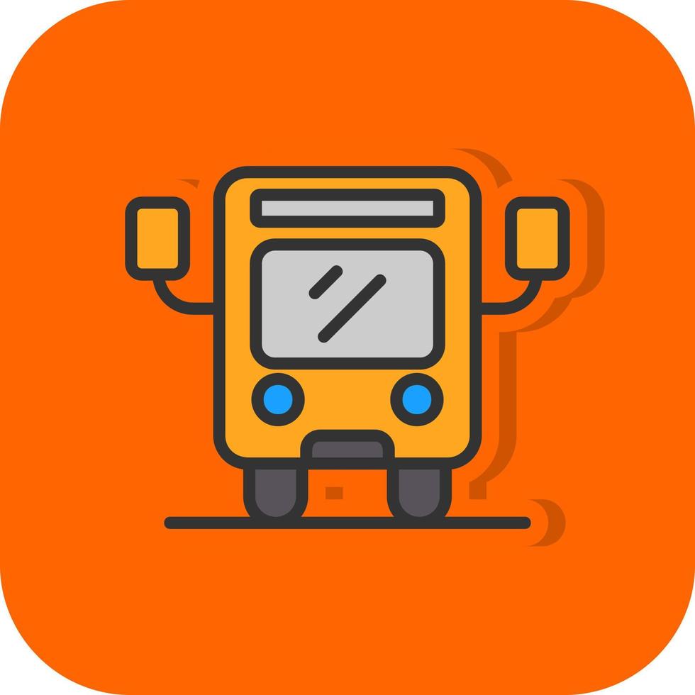 diseño de icono de vector de autobús