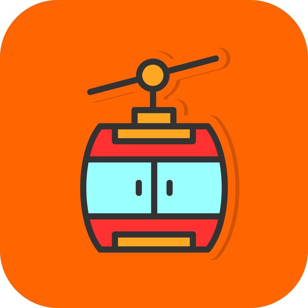 Gondola Vector Icon Design