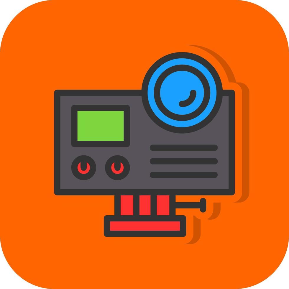 Action Camera Vector Icon Design