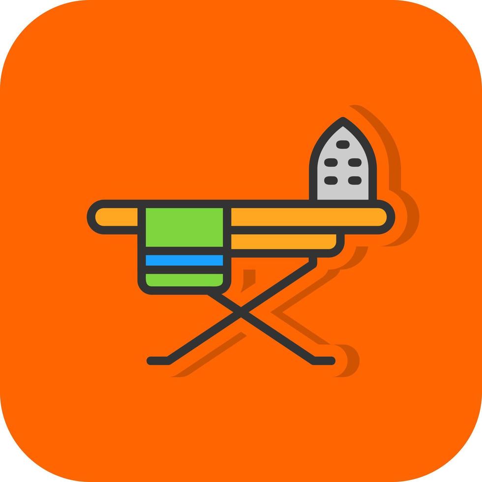 Ironing Board Vector Icon Design