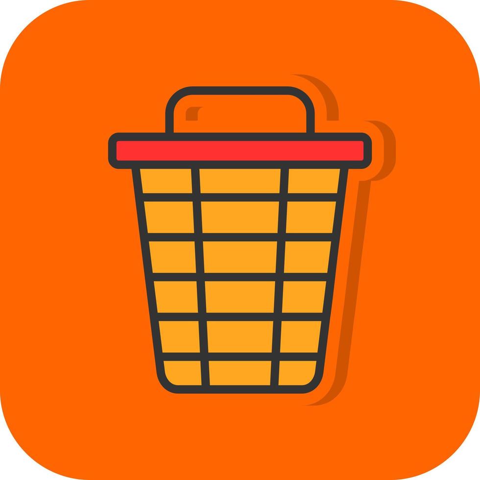 Trash Bin Vector Icon Design