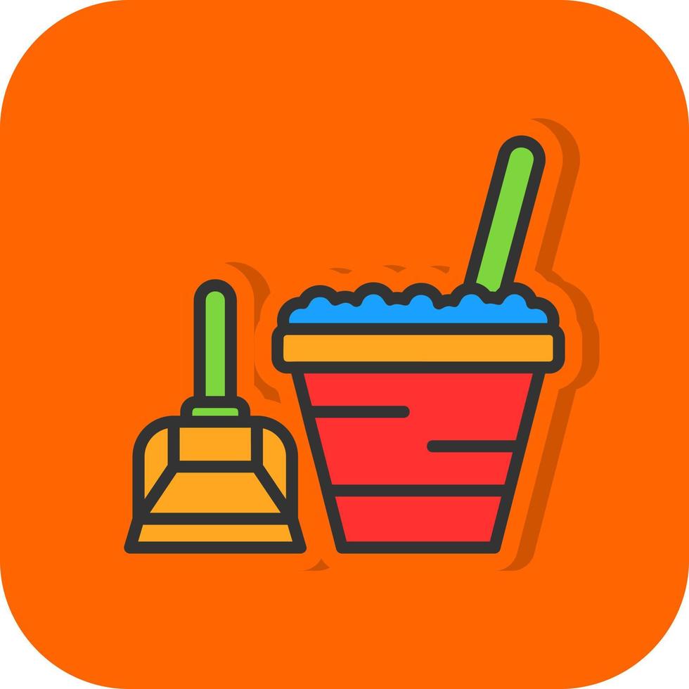 Cleaning Tools Vector Icon Design