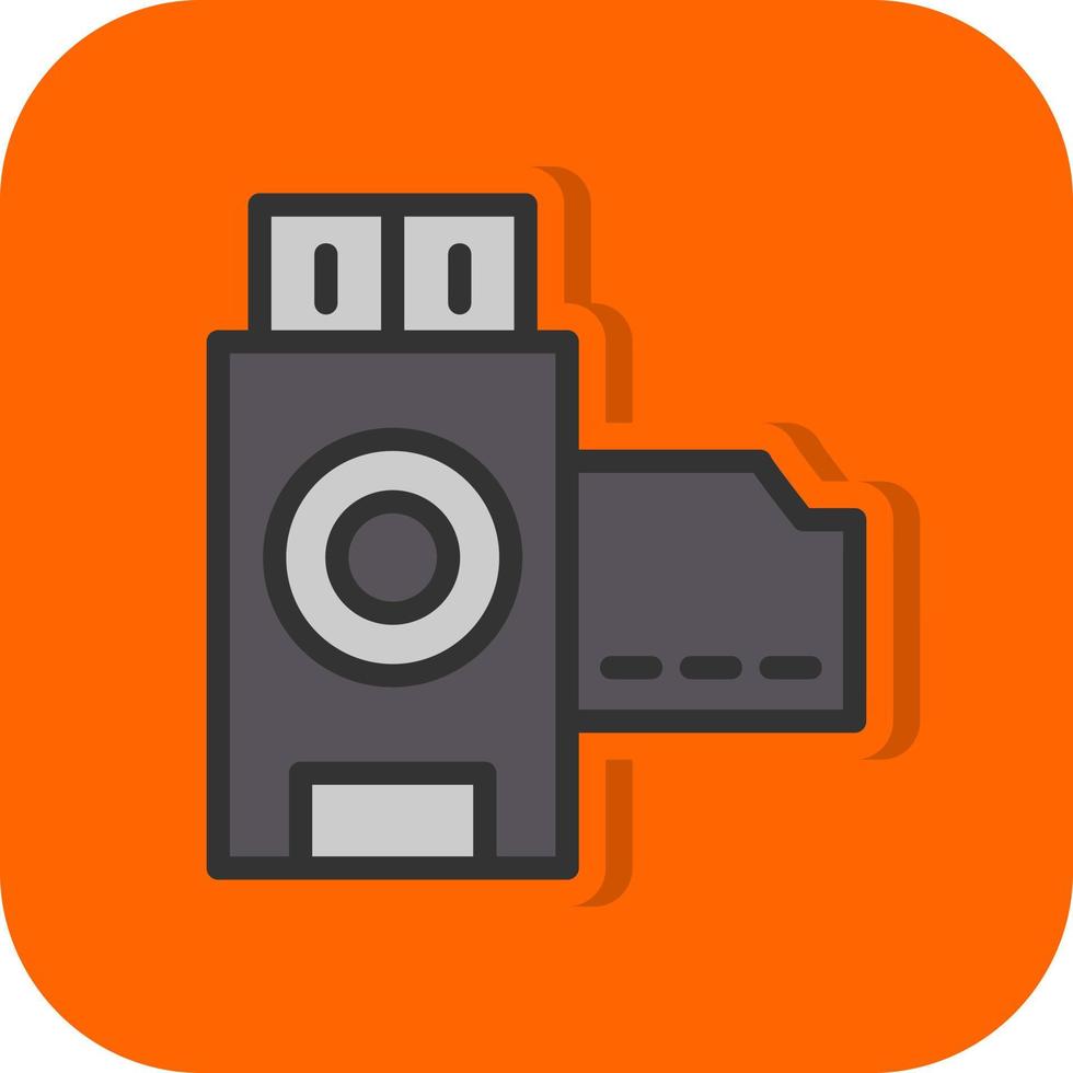 Camera Roll Vector Icon Design