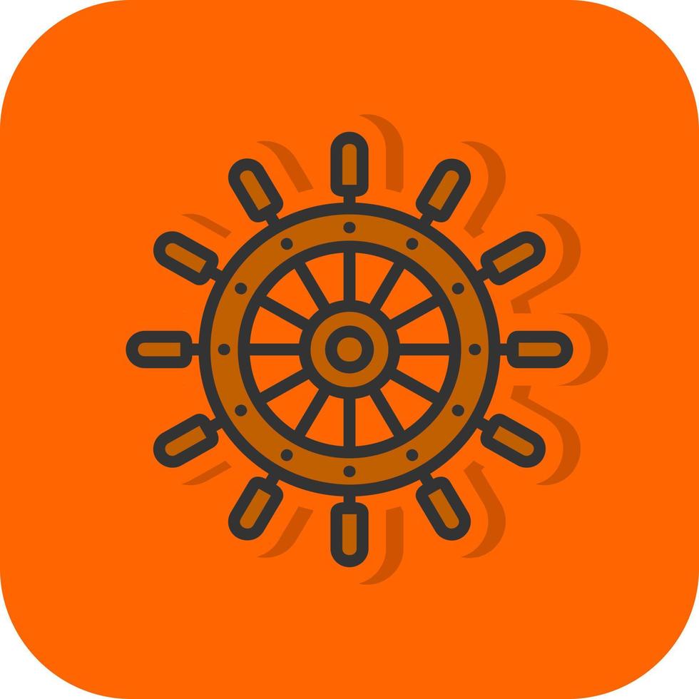 Rudder Vector Icon Design