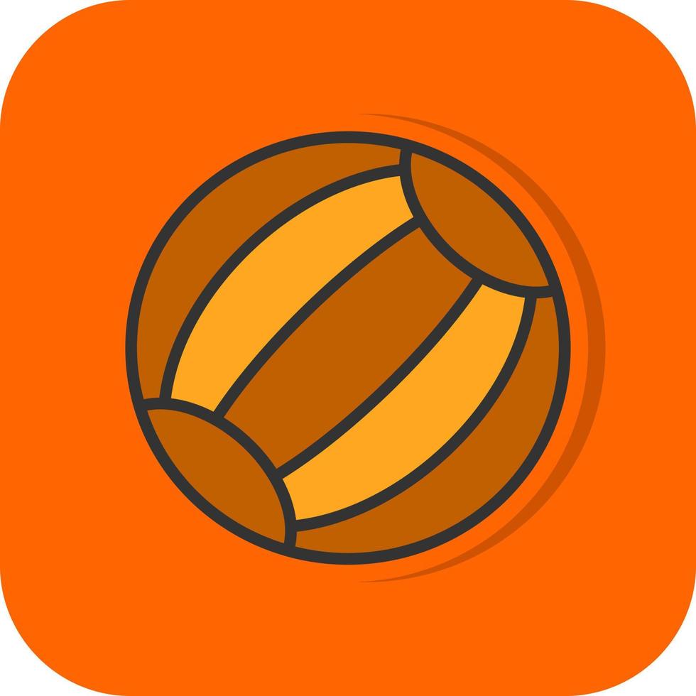 diseño de icono de vector de pelota de playa