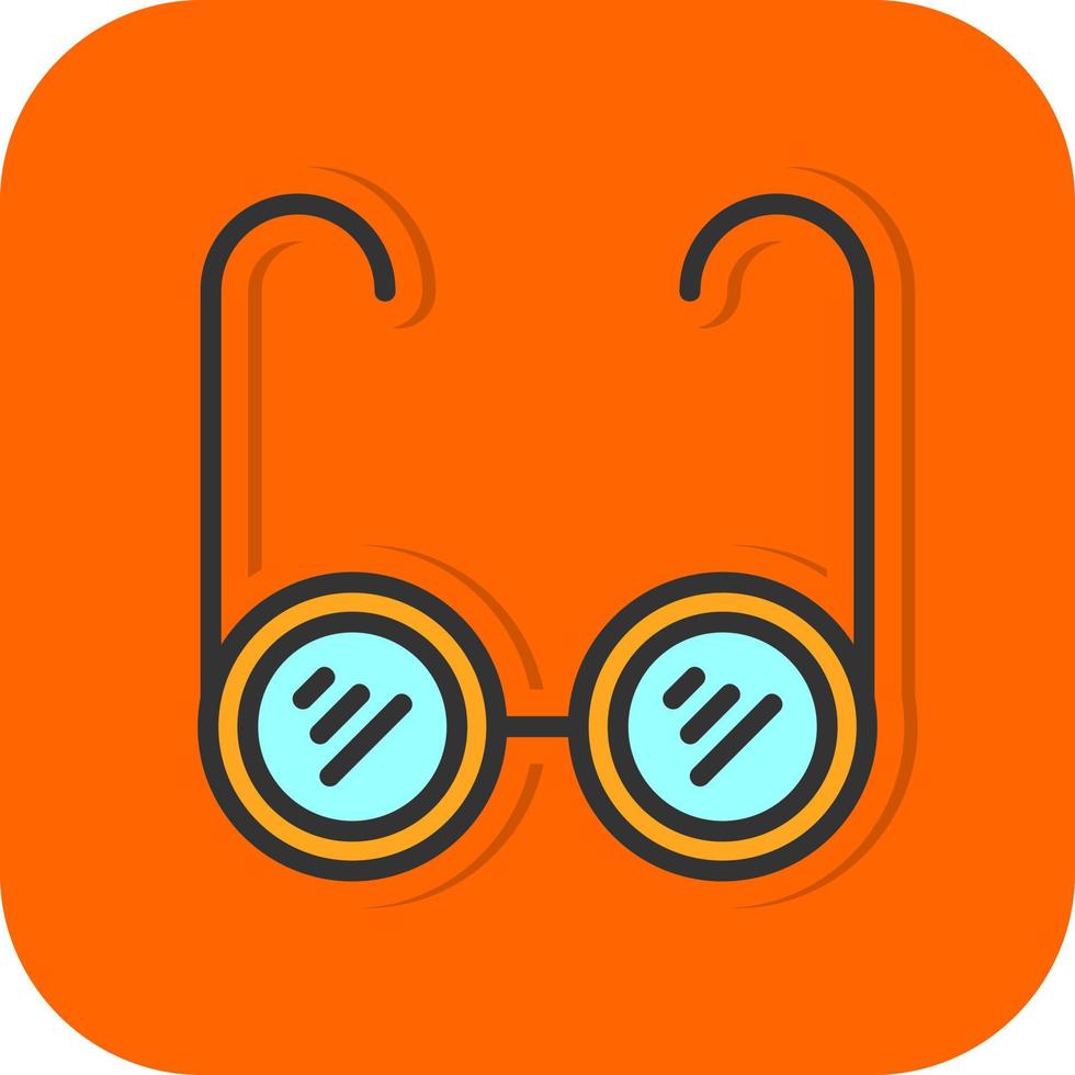 Eye Glasses Vector Icon Design