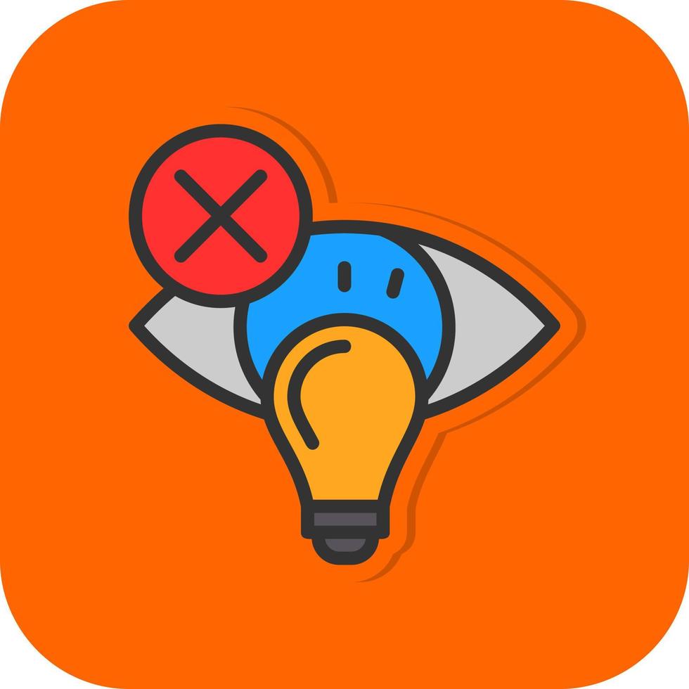 Photophobia Vector Icon Design