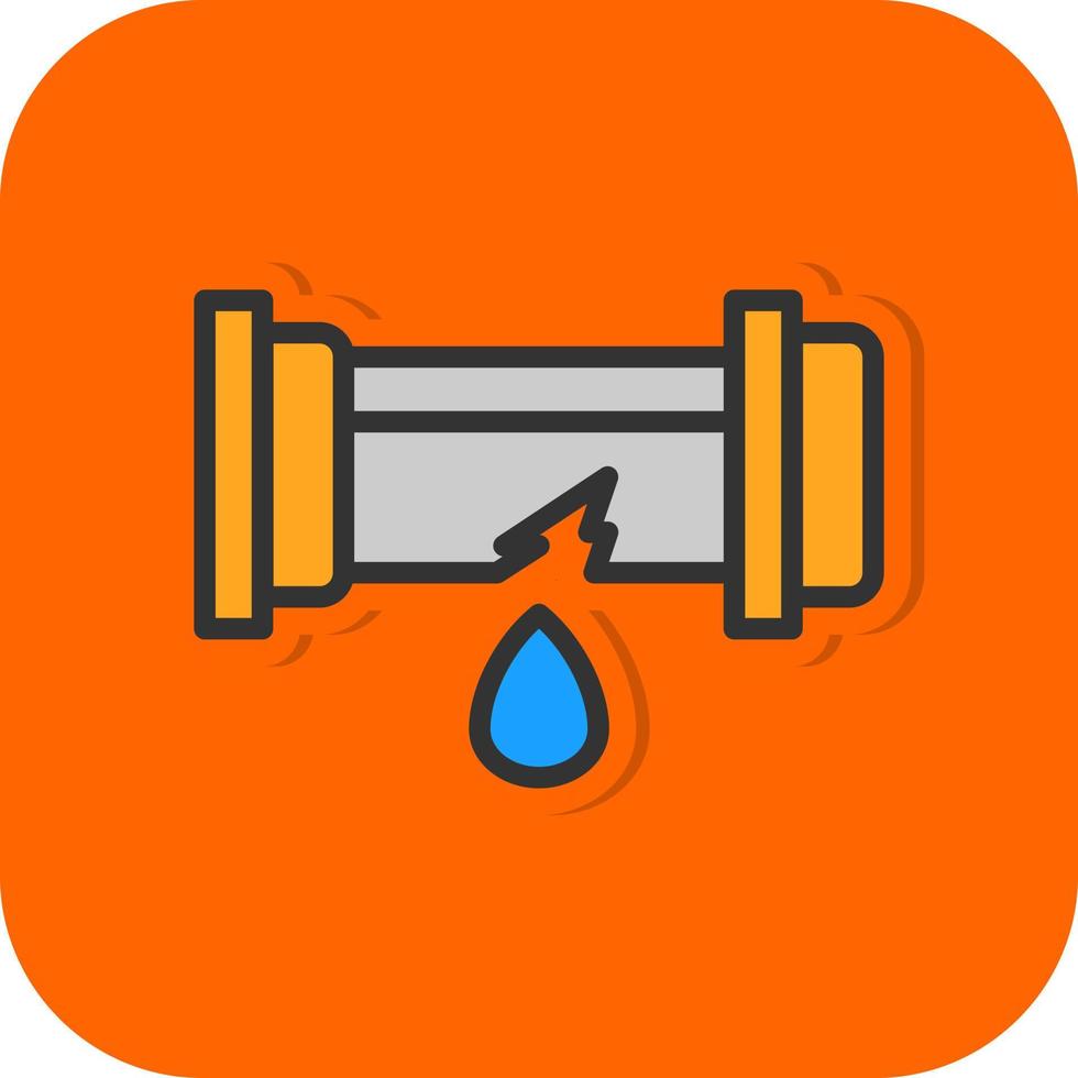 Leaking Vector Icon Design