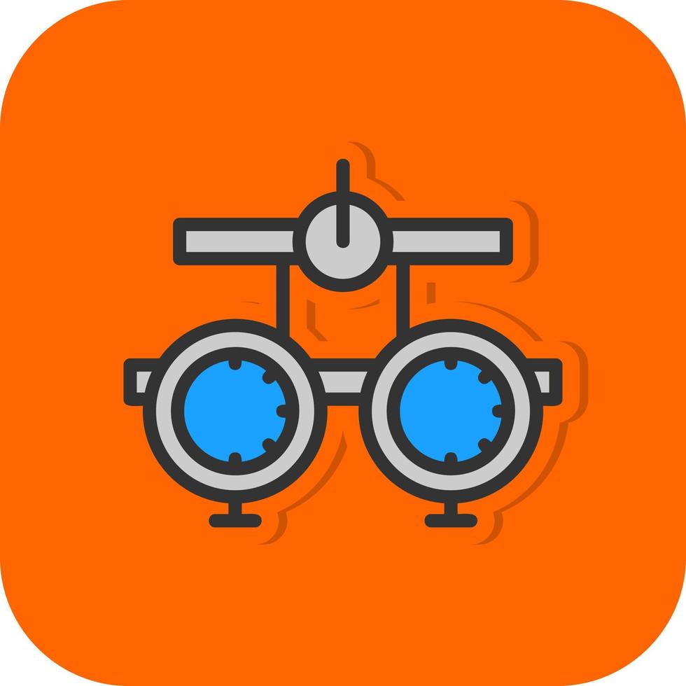 diseño de icono de vector de optometrista