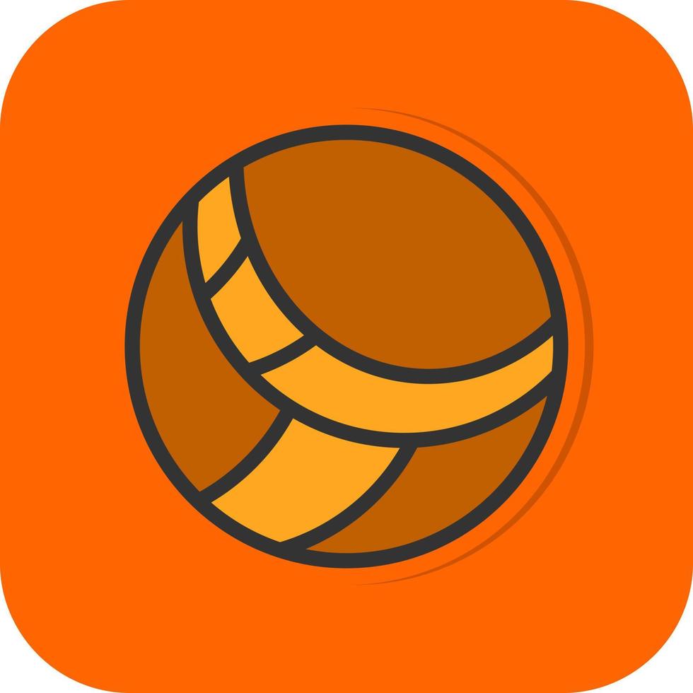 diseño de icono de vector de voleibol