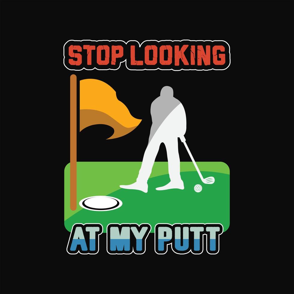 Golf T-shirt Design vector