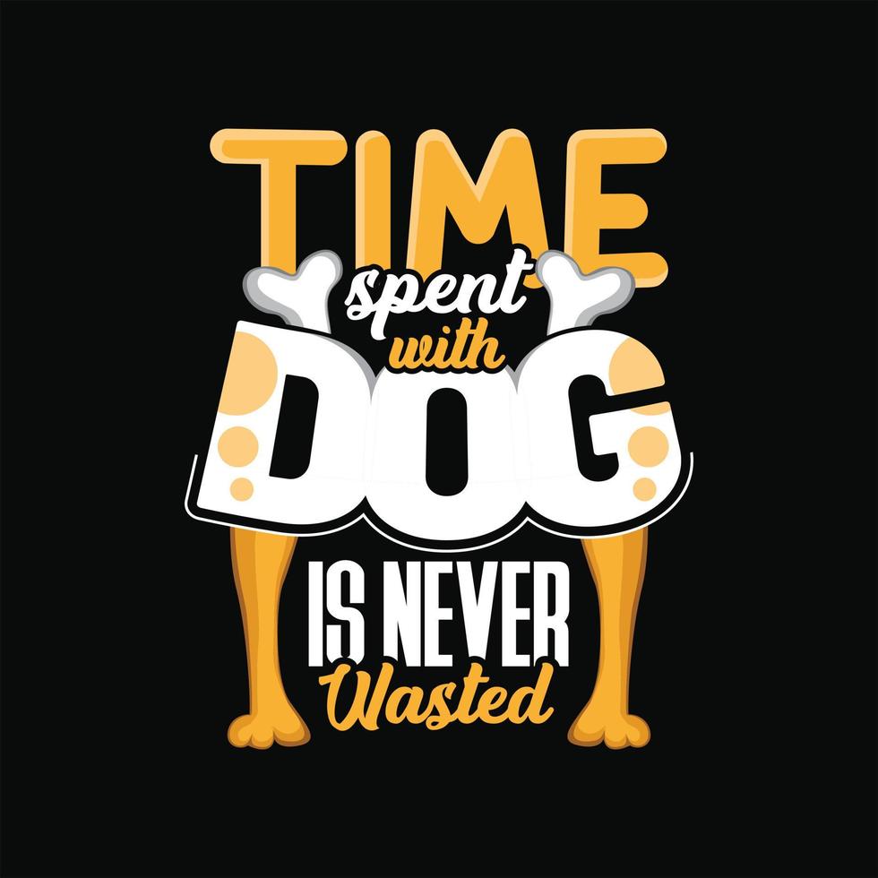 Dog T-shirt Design vector