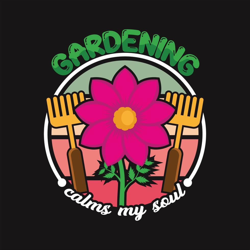 Gardening T-shirt Design 21011391 Vector Art at Vecteezy
