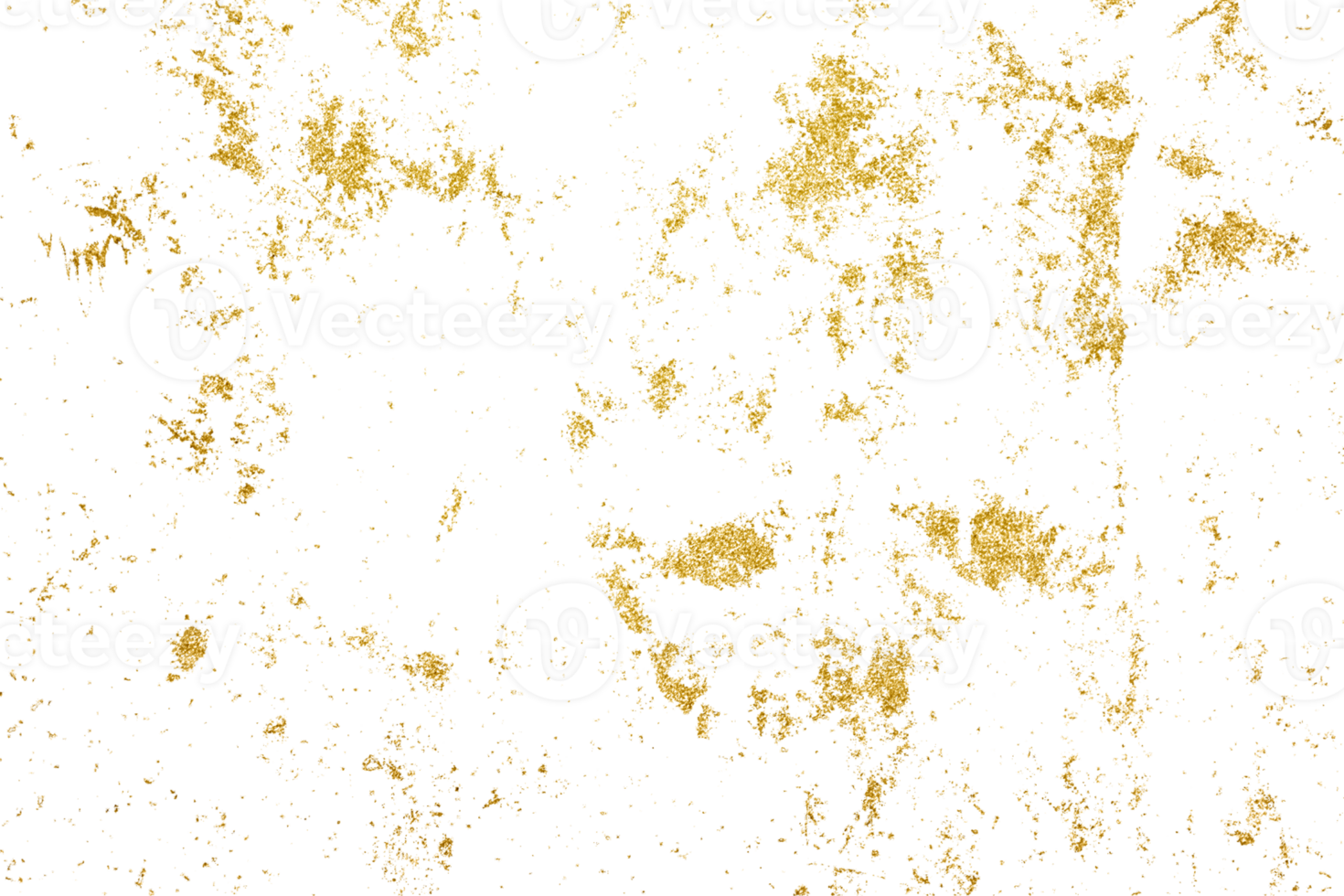 goud spatten textuur. grunge gouden achtergrond patroon van scheuren, slijtage, chips, vlekken, inkt vlekken, lijnen Aan transparant achtergrond PNG het dossier