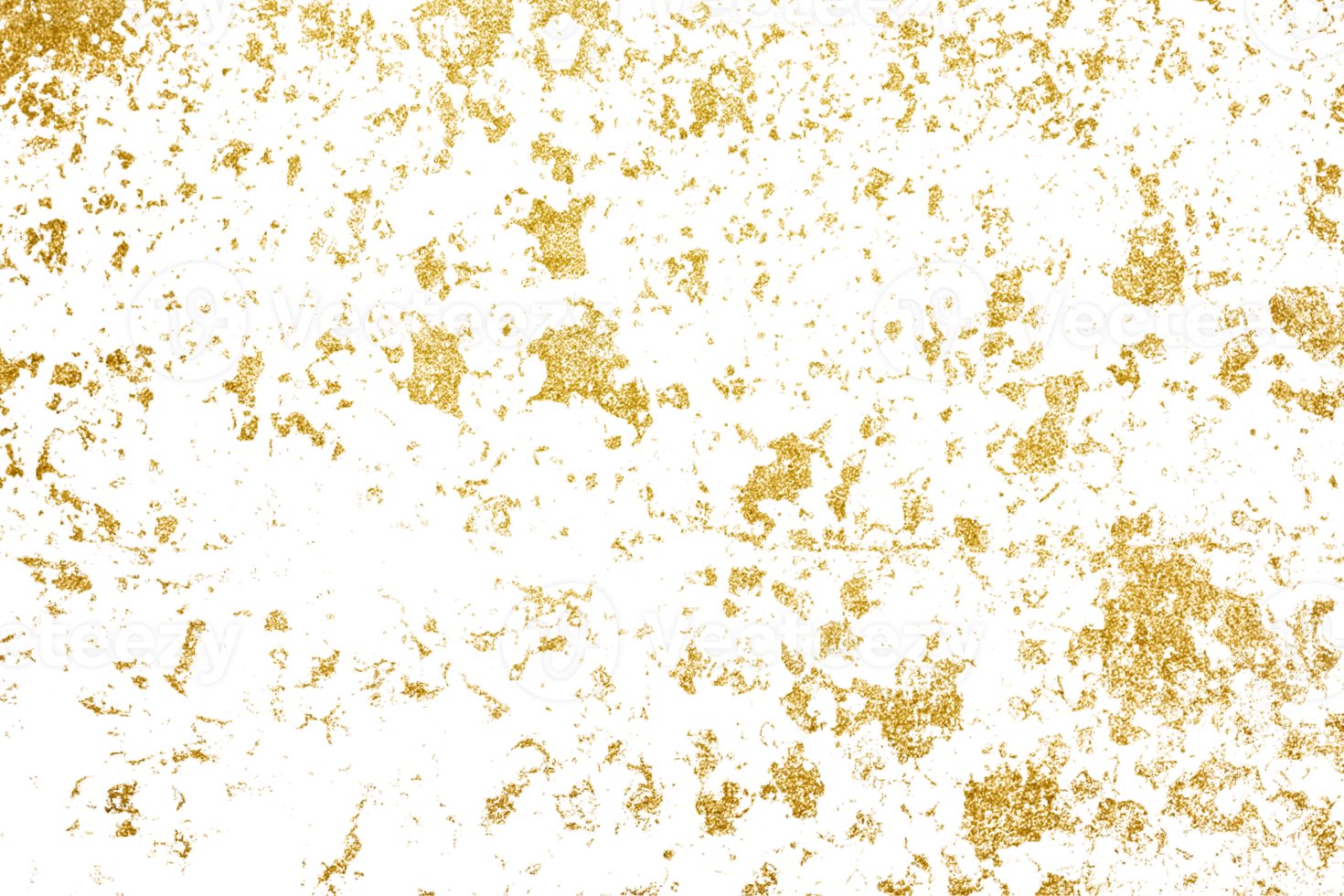 goud spatten textuur. grunge gouden achtergrond patroon van scheuren, slijtage, chips, vlekken, inkt vlekken, lijnen Aan transparant achtergrond PNG het dossier