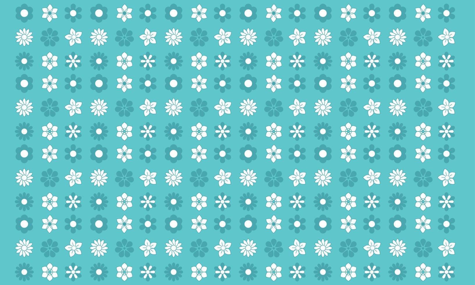 cool flower pattern vector