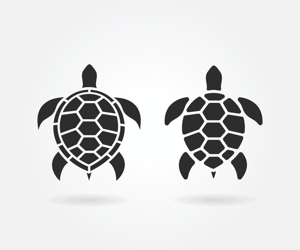 vector de Tortuga diseño en un blanco antecedentes. Tortuga vector icono