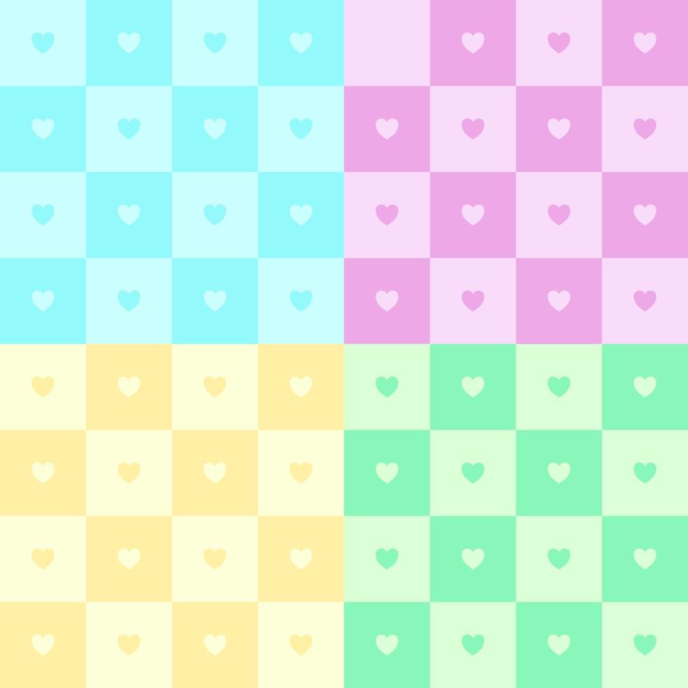 Heart pattern, fabric pattern, table cloth, wallpaper, gift wrap vector