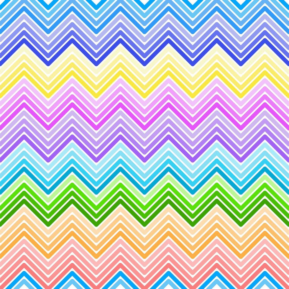 Zigzag mix colors pattern background vector