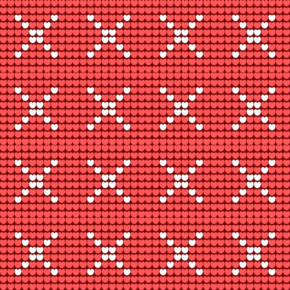 Seamless pattern valentine's Christmas concept vector