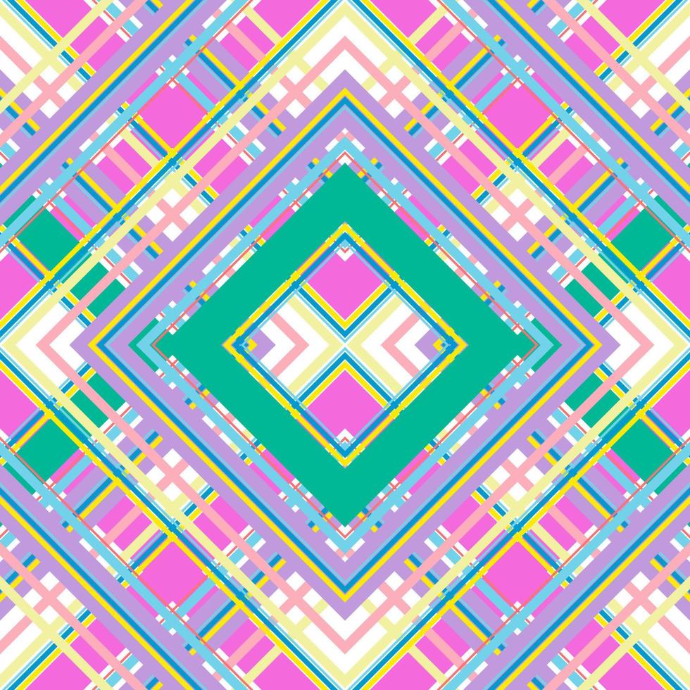 Plaid colors mix pattern background vector