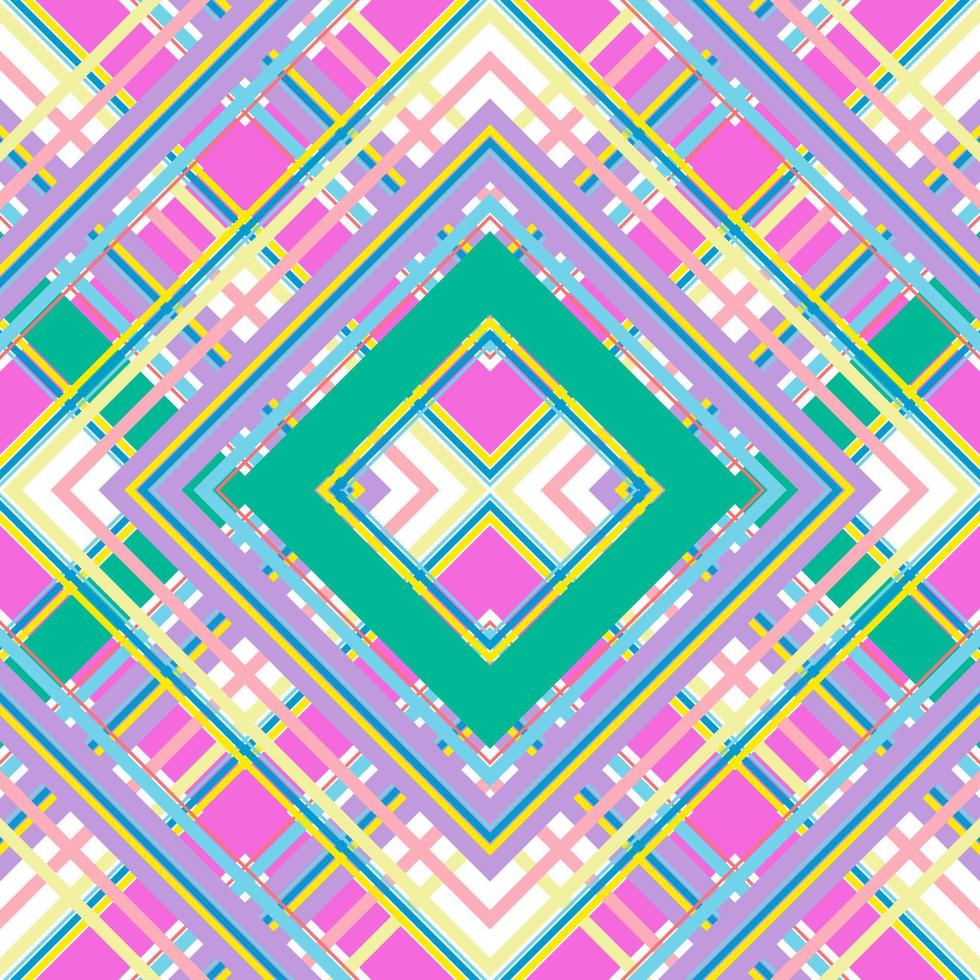 Plaid colors mix pattern background vector