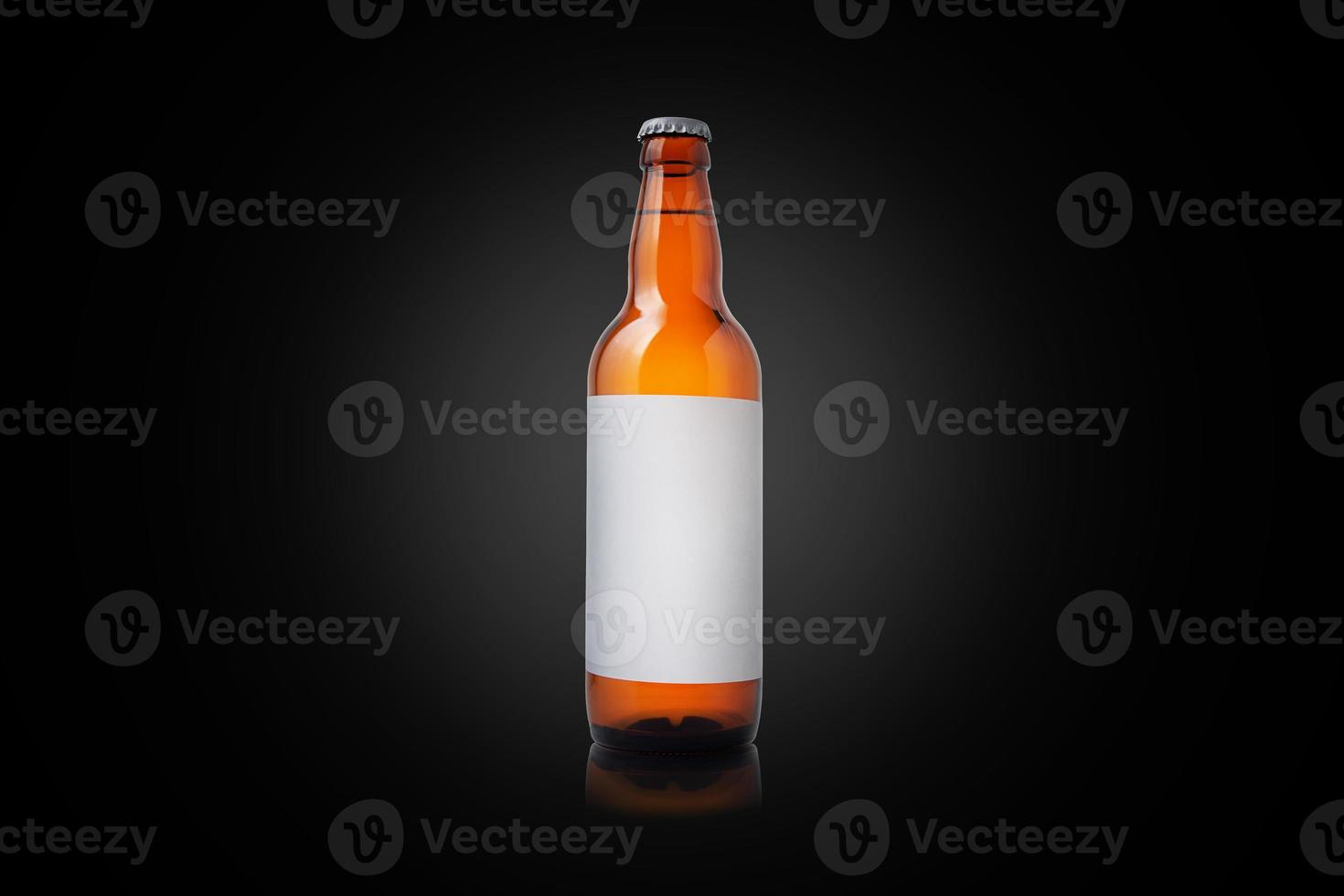 Beer bottle isolated photo
