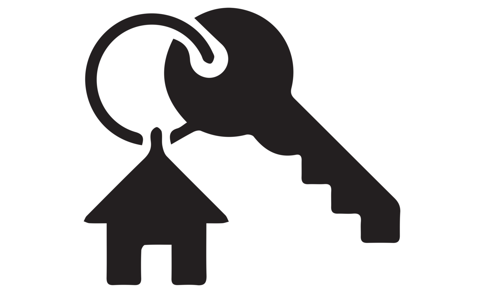 key lock icon on transparent background png